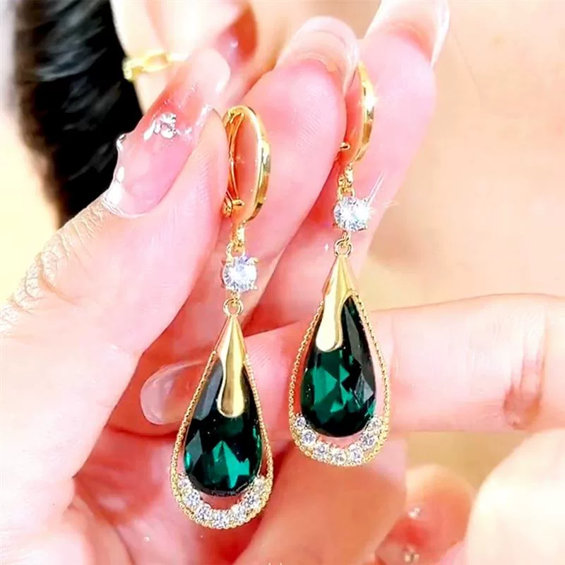MJ06956 Gemstone diamond Earing