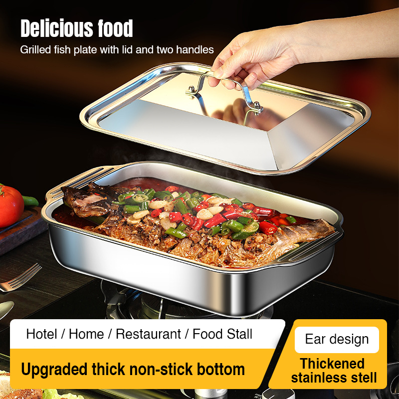 MH06948 Stainless Steel Grilled Tray