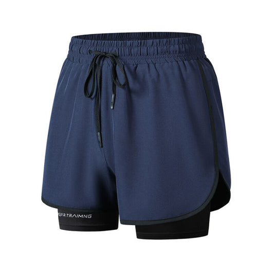 MS08334  Men's 2in1 Tech Shorts