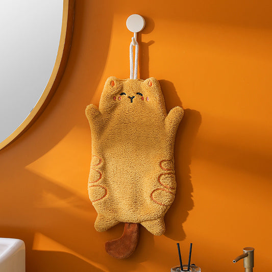 MH08462 Cute Cat Hand Towel
