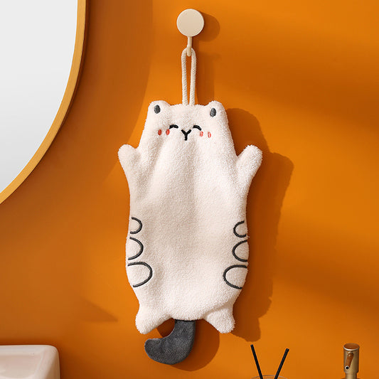 MH08462 Cute Cat Hand Towel