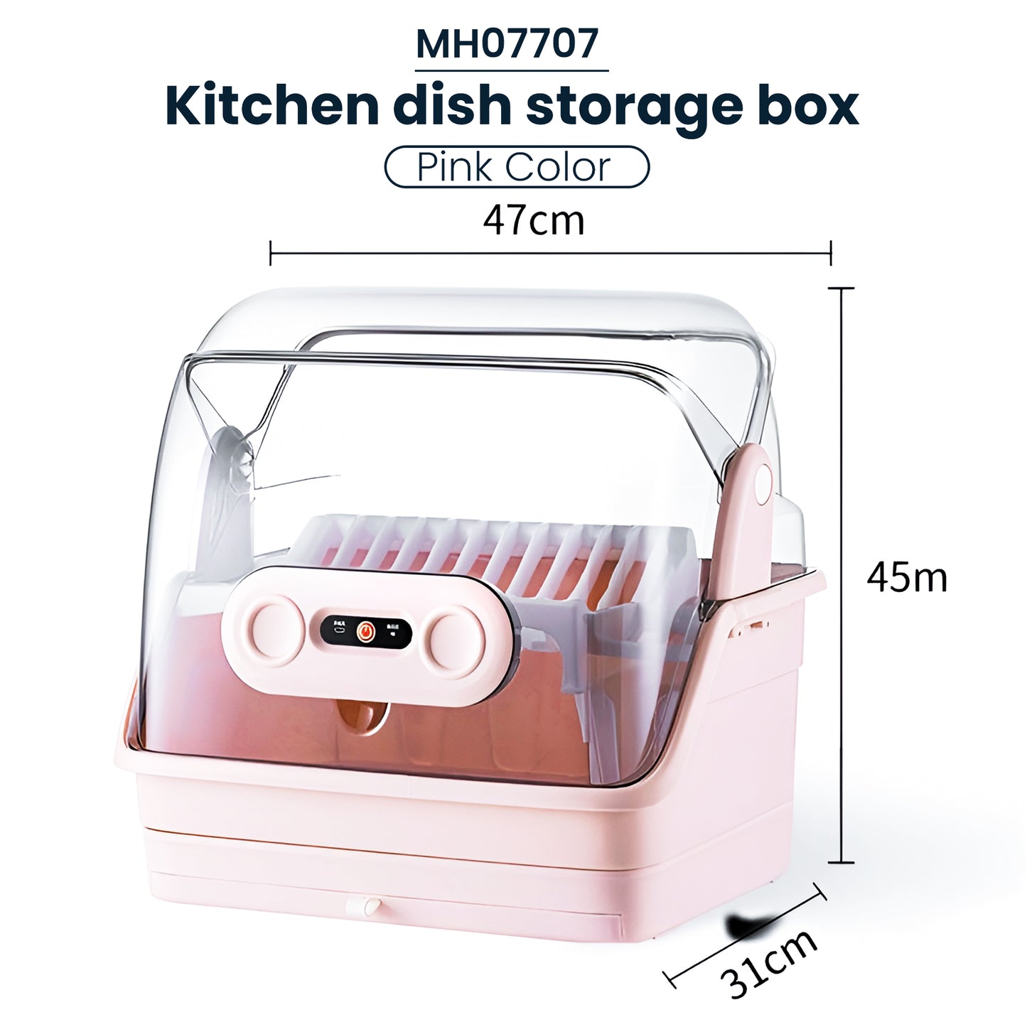 MH07707 Kitchen dish storage box