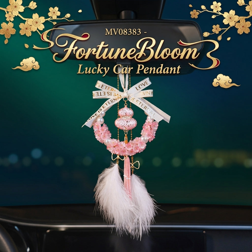 MV08383 FortuneBloom Lucky Car Pendant