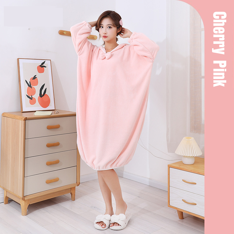 MF07051 Bath hooded Dress