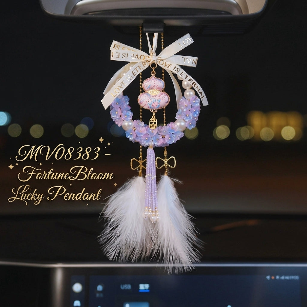 MV08383 FortuneBloom Lucky Car Pendant