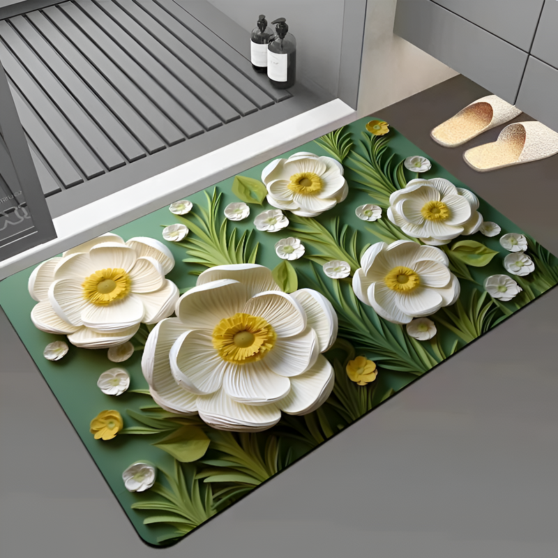 MH06740  Flower Non-Slip Mat