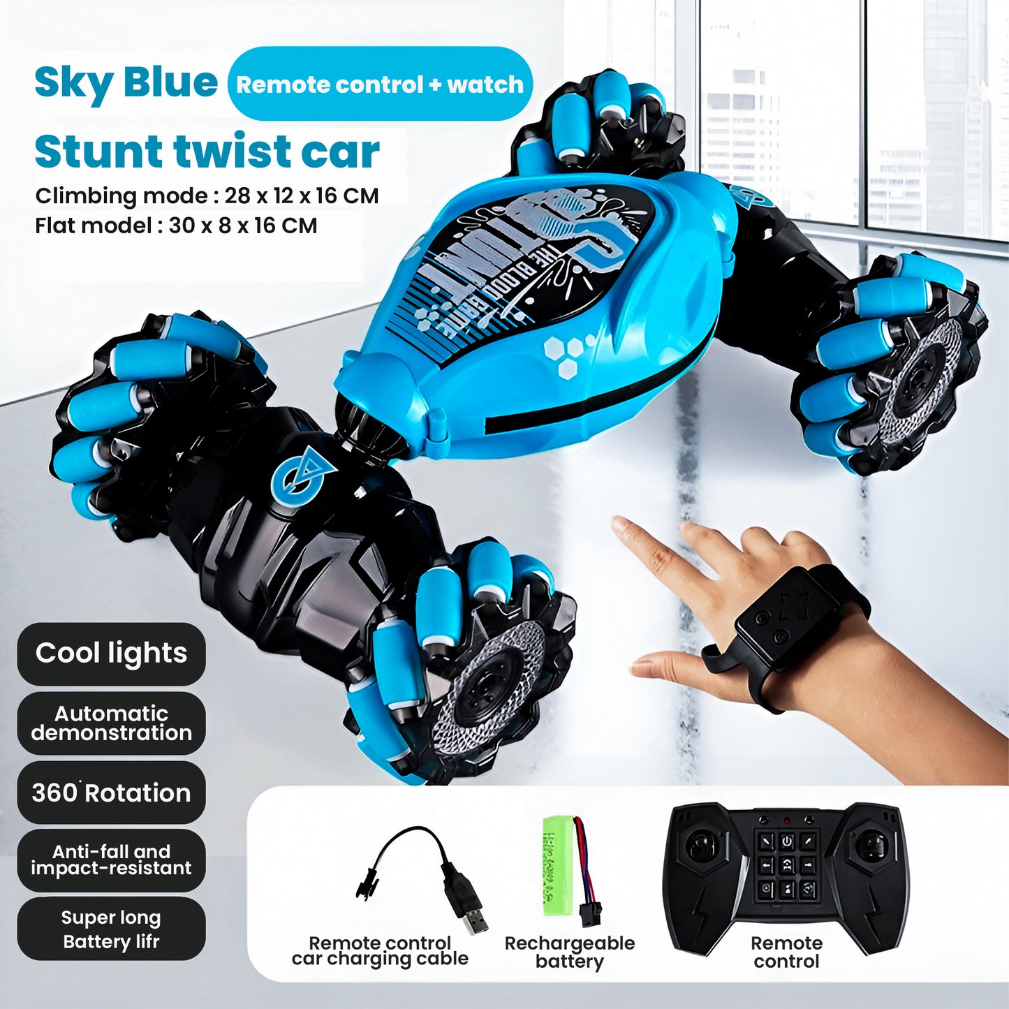 MT07467 Gesture Twist Stunt Car