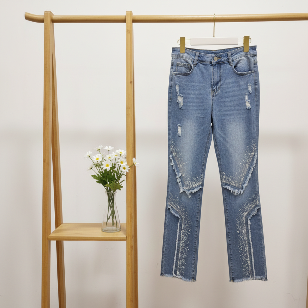 ML07869 Jean Long Pant ( Export Clothing )