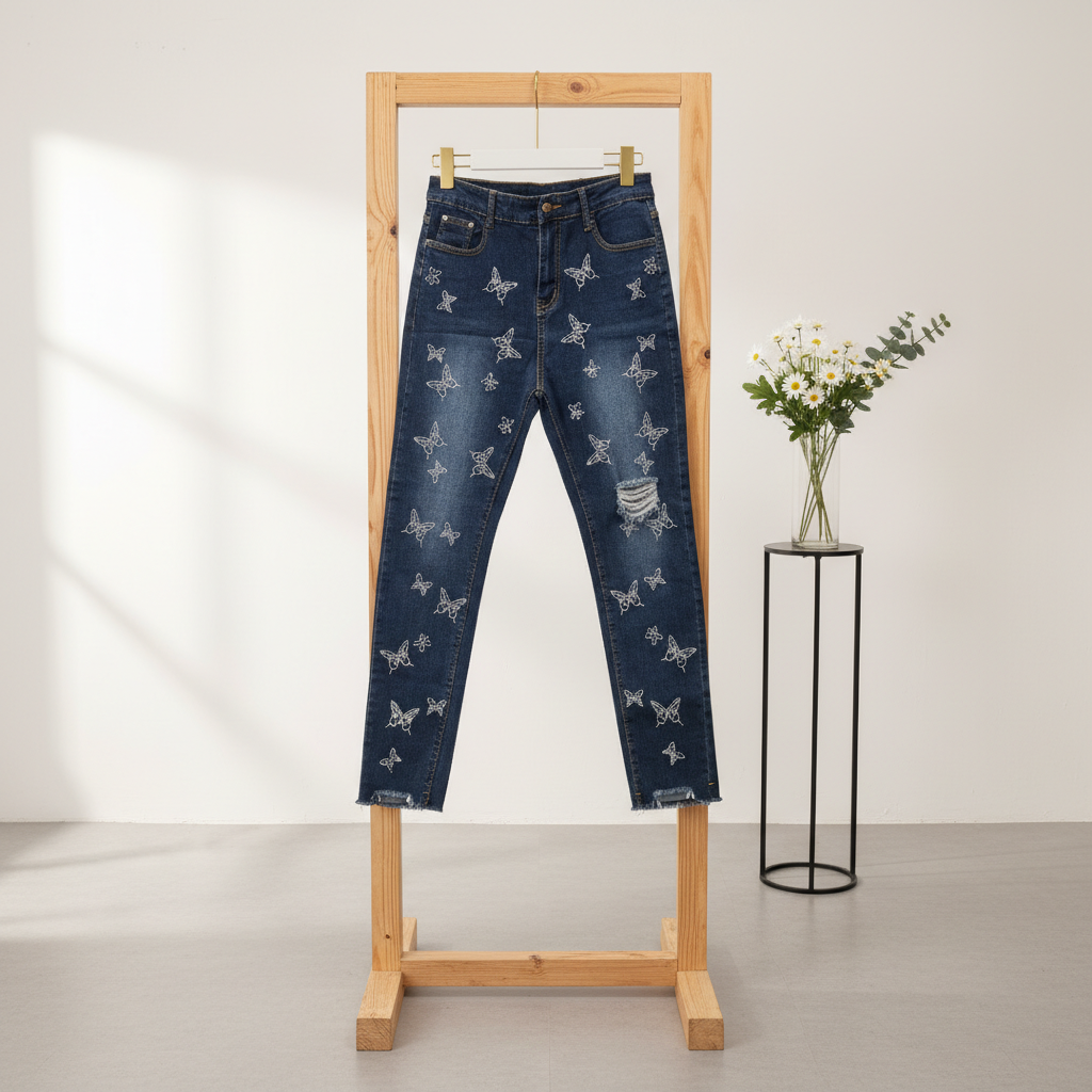 ML07869 Jean Long Pant ( Export Clothing )