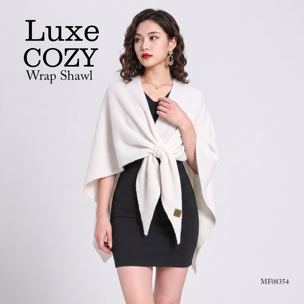 MF08354  Luxe Cozy Wrap Shawl