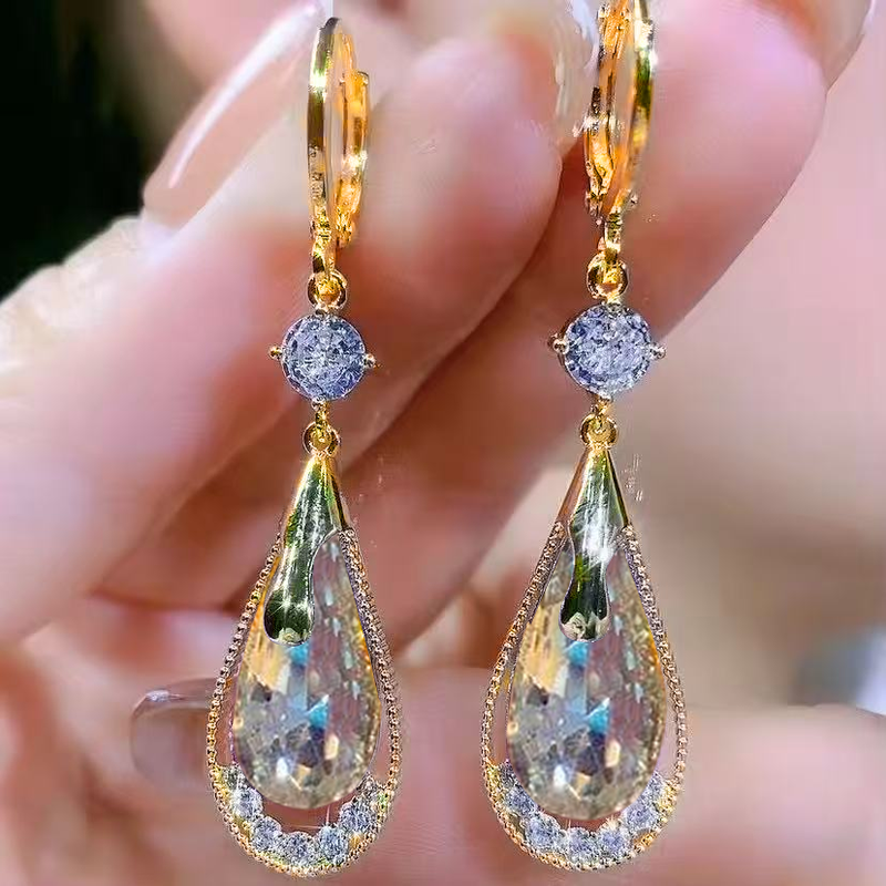 MJ06956 Gemstone diamond Earing