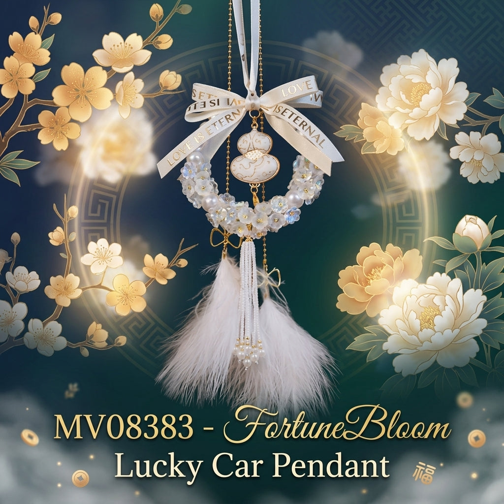 MV08383 FortuneBloom Lucky Car Pendant