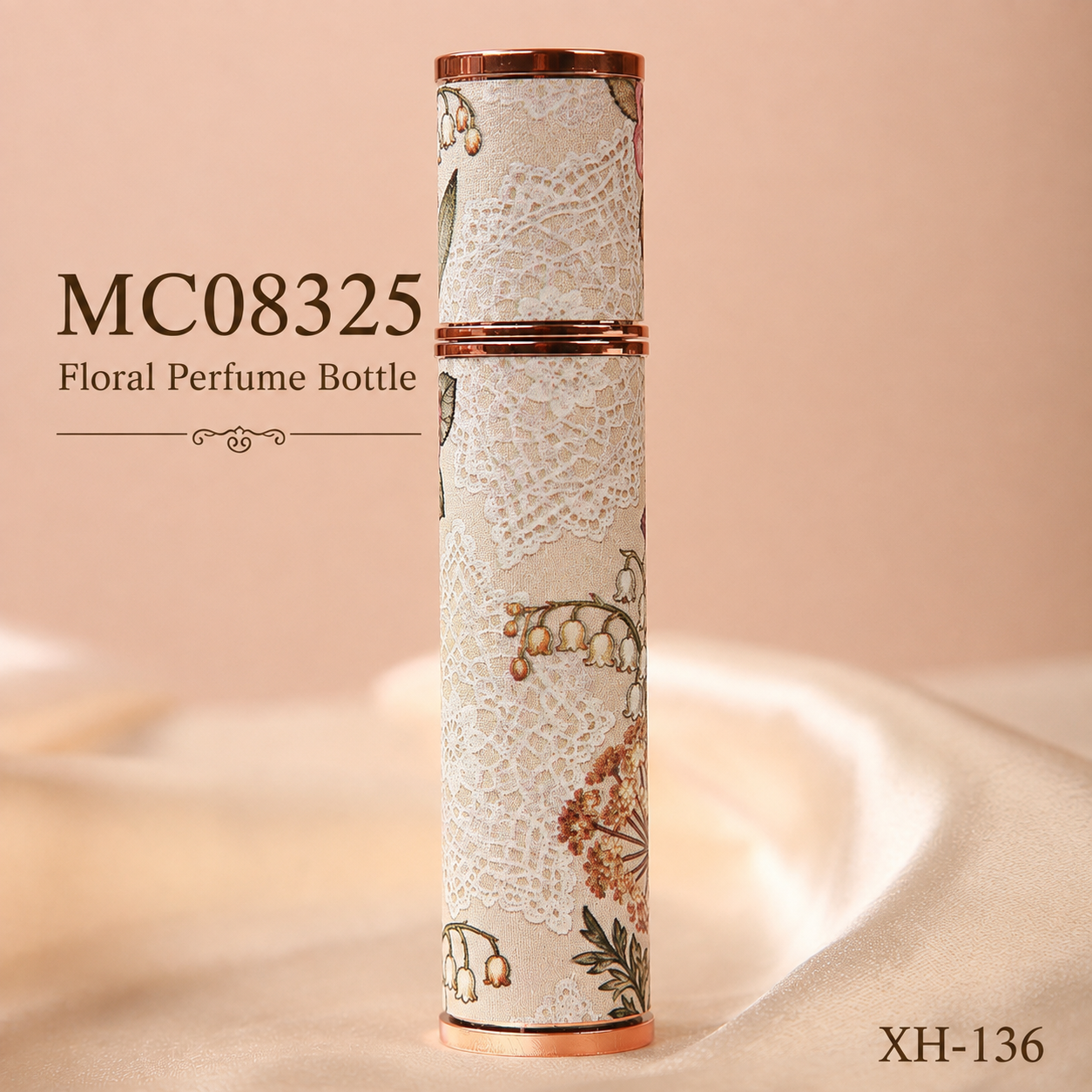 MC08325 Floral Perfume Bottle