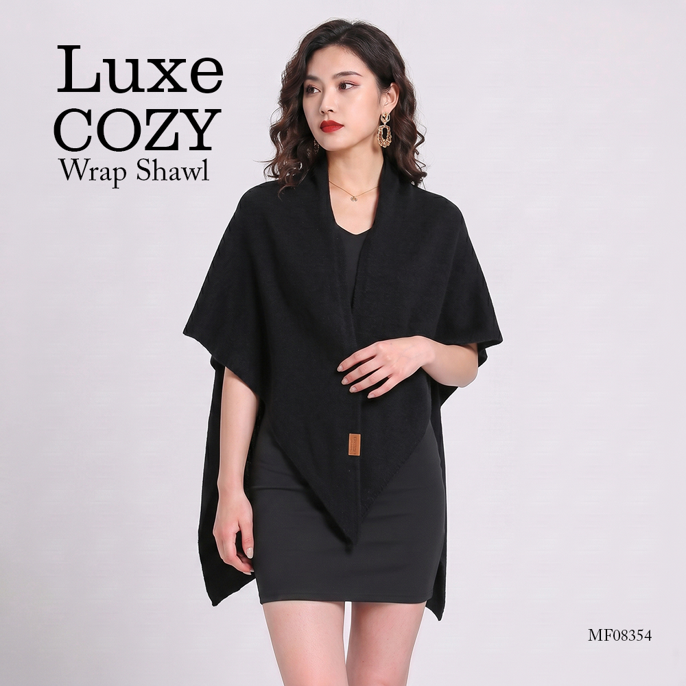 MF08354  Luxe Cozy Wrap Shawl