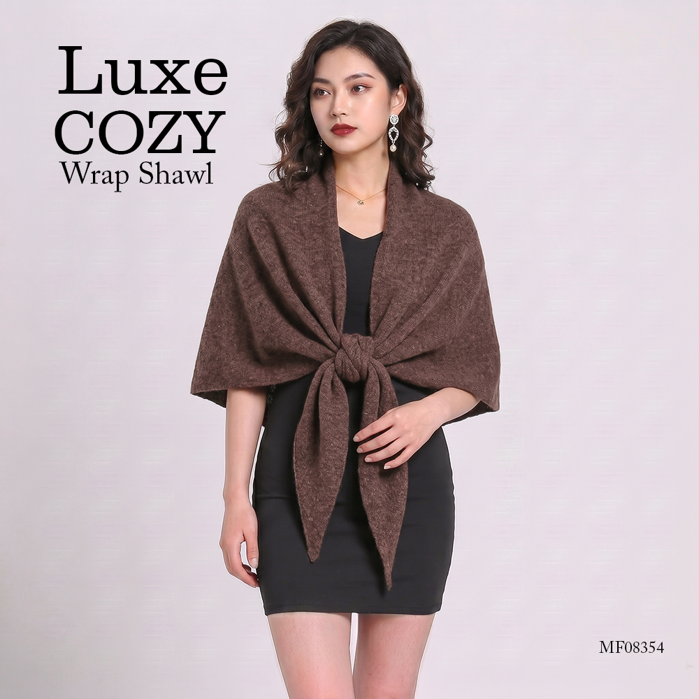 MF08354  Luxe Cozy Wrap Shawl