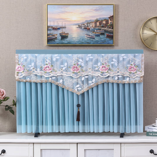 MH08307 Floral Lace TV Cover