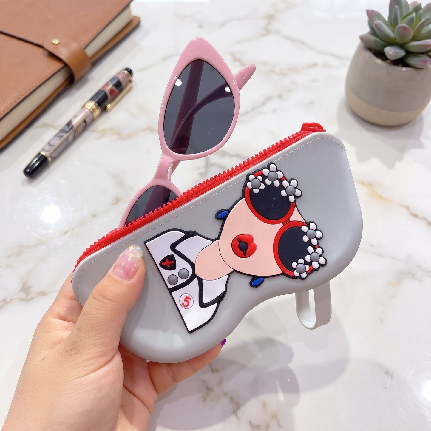 MF08357 Silicone Glasses Pouch  (2Pcs)