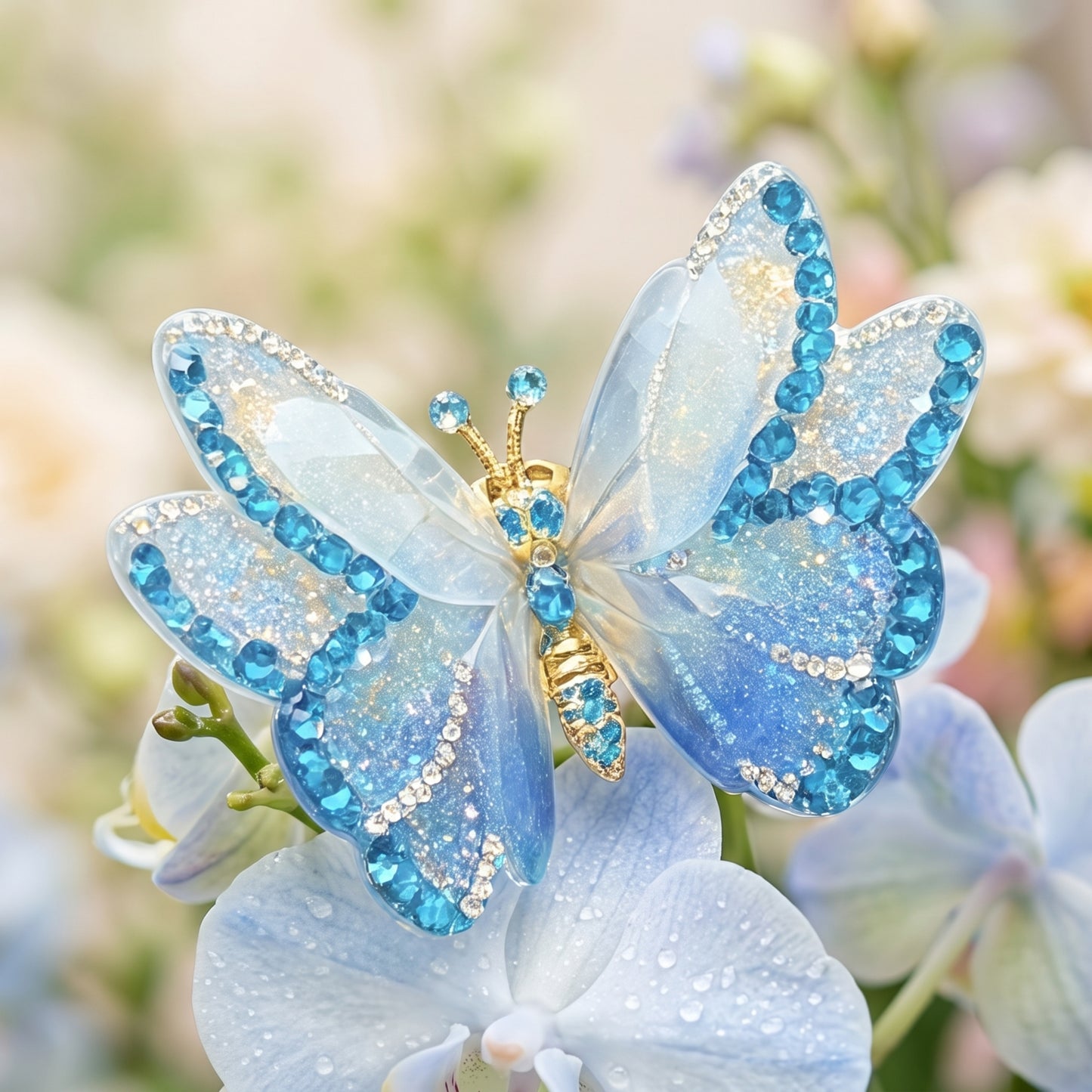 MV08359 Crystal Butterfly sticker(2pcs)