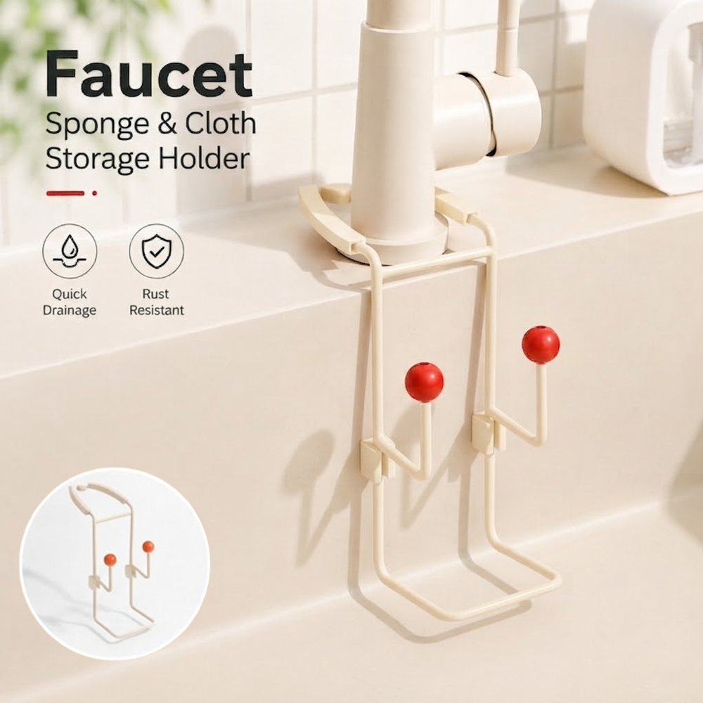 MH08401  Faucet Sponge & Cloth Storage Holder