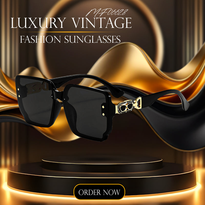MF06628  Luxury Vintage  Fashion Sunglasses