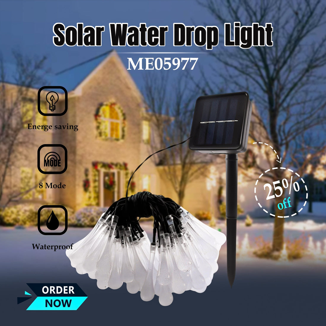 ME05977 Solar Water Drop Light – Migoo.OS