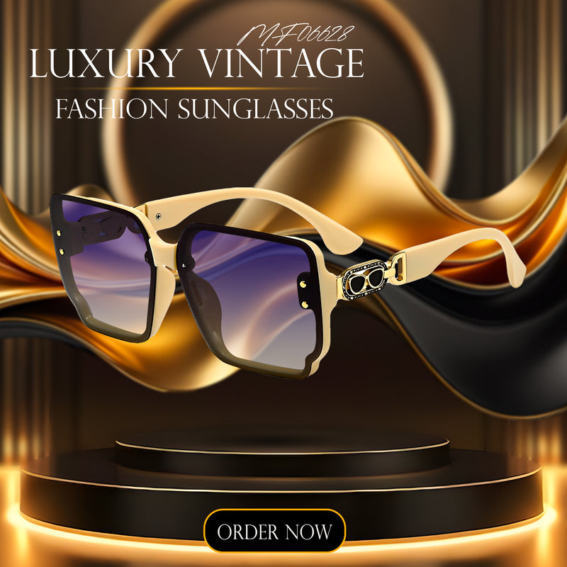 MF06628  Luxury Vintage  Fashion Sunglasses