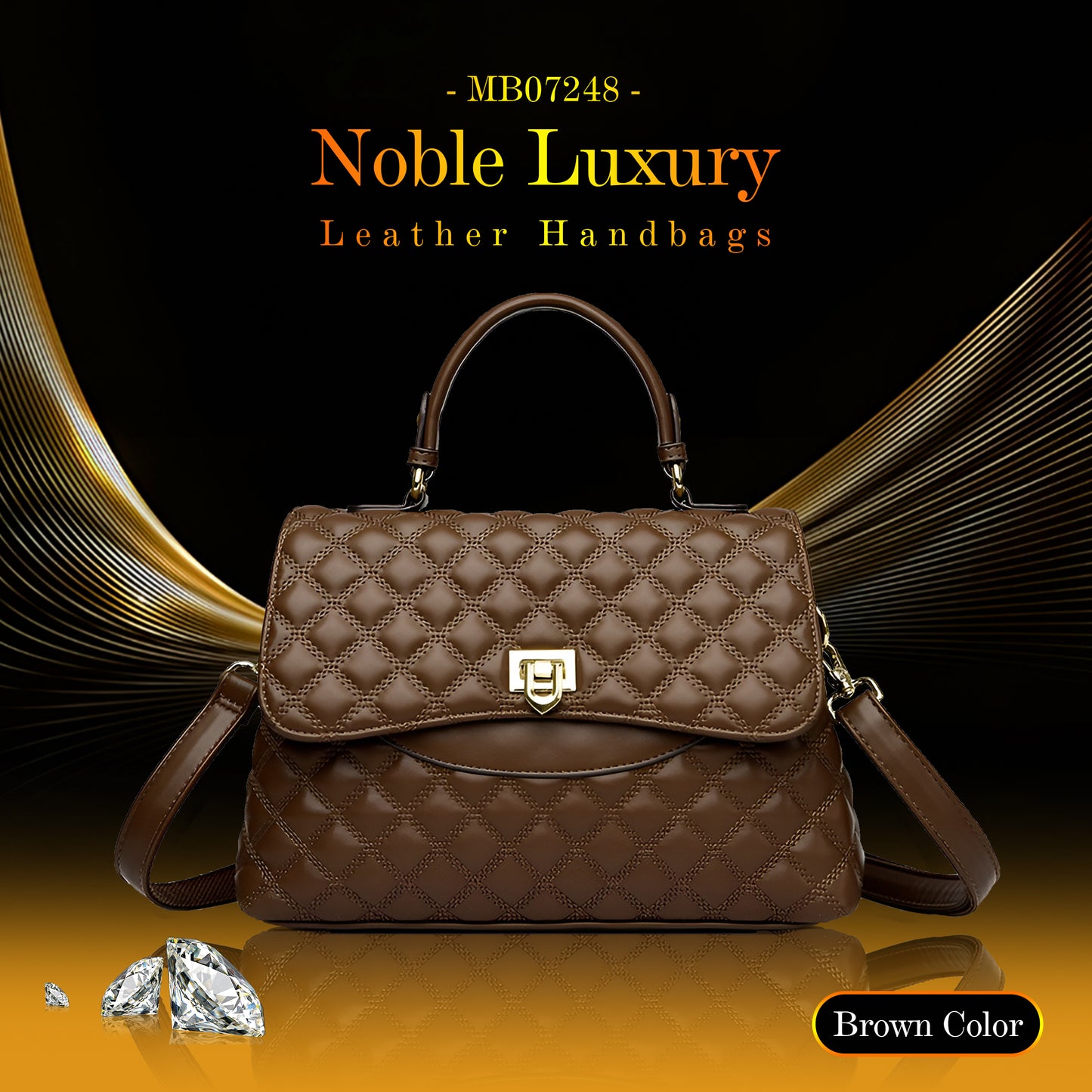 MB07248 Noble Luxury Leather Handbags