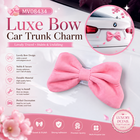 MV08434 Luxe Bow Car Trunk Charm