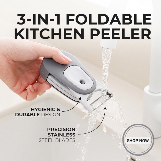 MH08089  3-in-1 Foldable Kitchen Peeler
