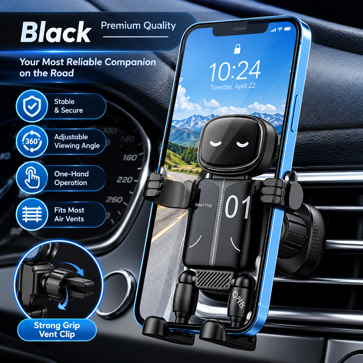 MV08657 Smart Robot Car Phone Holder