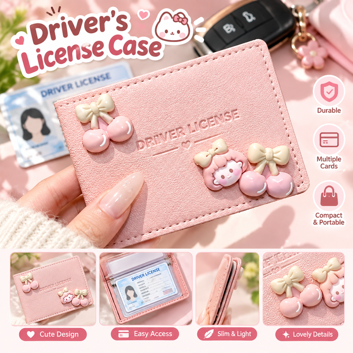 MB08571 Cute Cartoon Driver’s License Case