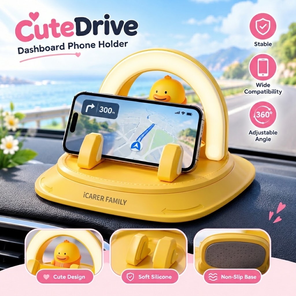 MV08652 CuteDrive Dashboard Phone Holder