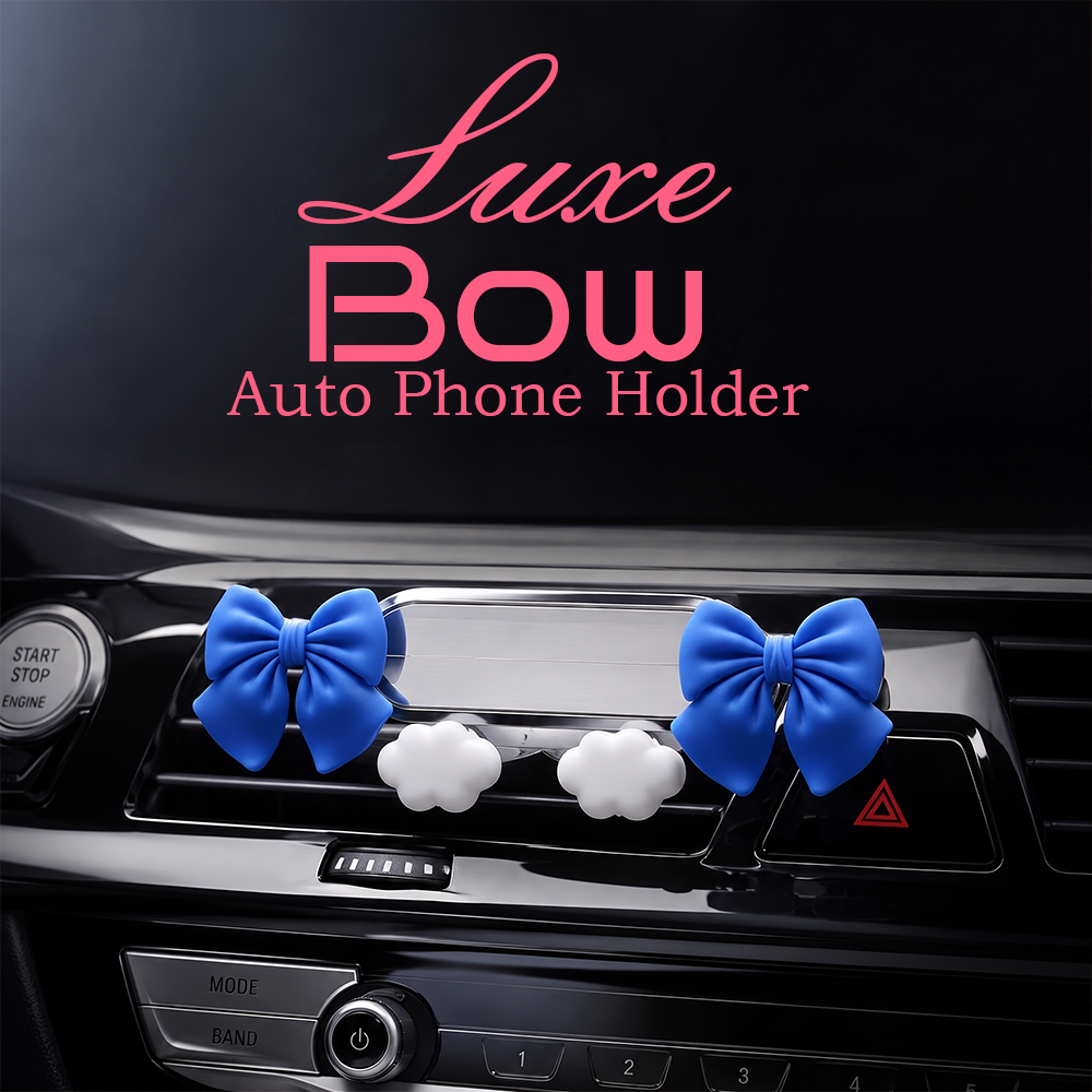MV08301  Luxe Bow Auto Phone Holder
