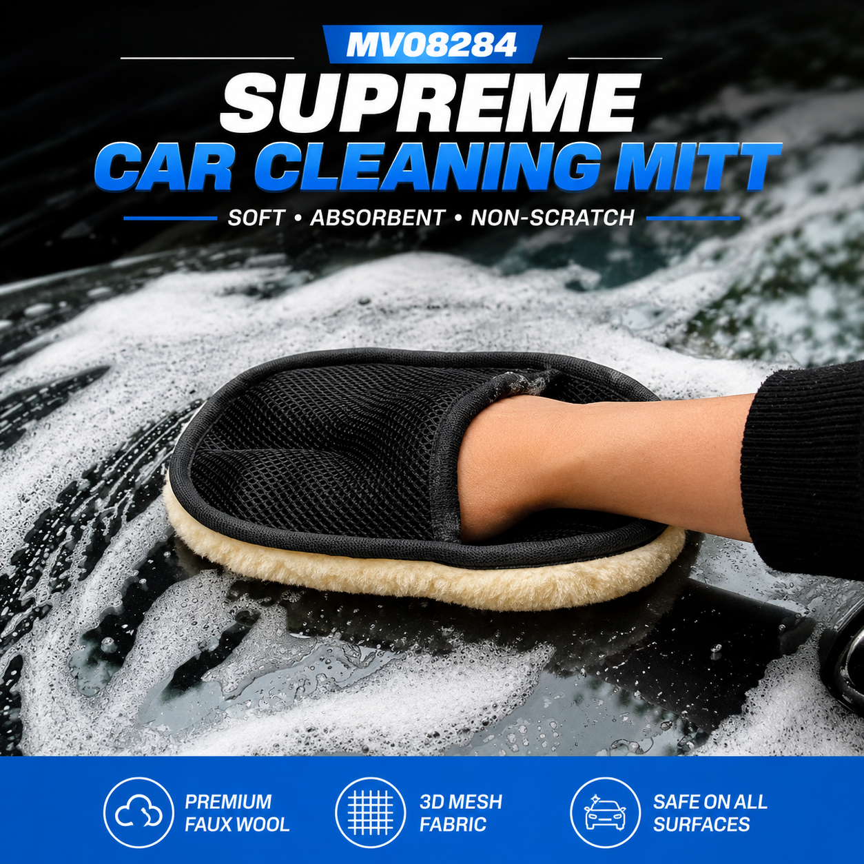 MV08284 Supreme Car Cleaning Mitt