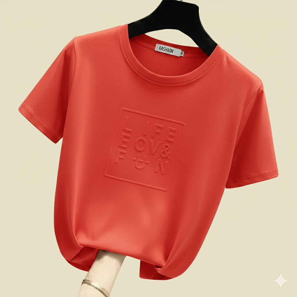 MF07739 Trendy 3D Edge T shirt