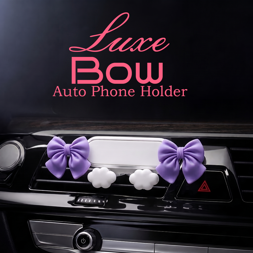 MV08301  Luxe Bow Auto Phone Holder