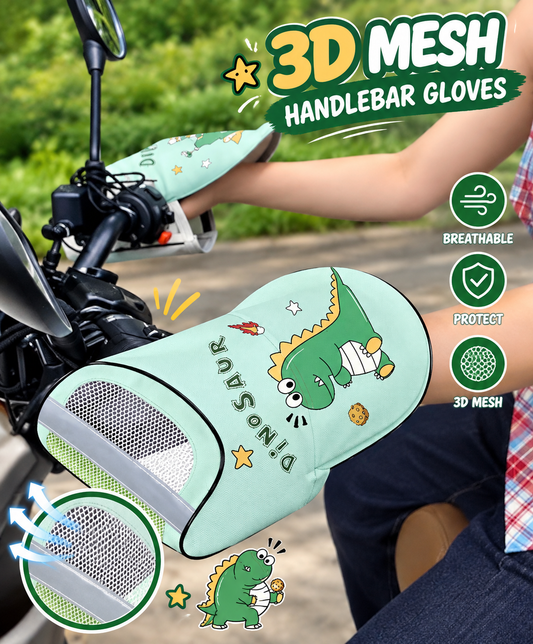 MV08495 3D Mesh Motorcycle Handlebar Gloves (1pair)