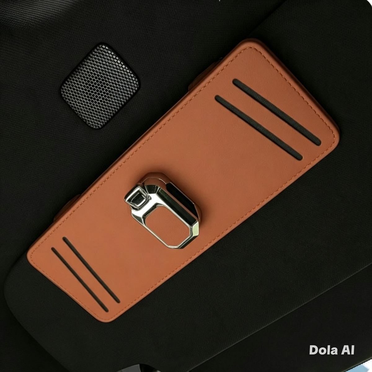 MV08448 Leather Visor Organizer