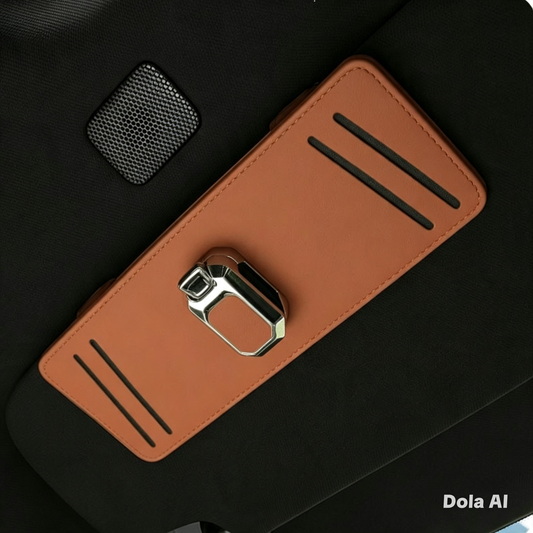 MV08448 Leather Visor Organizer