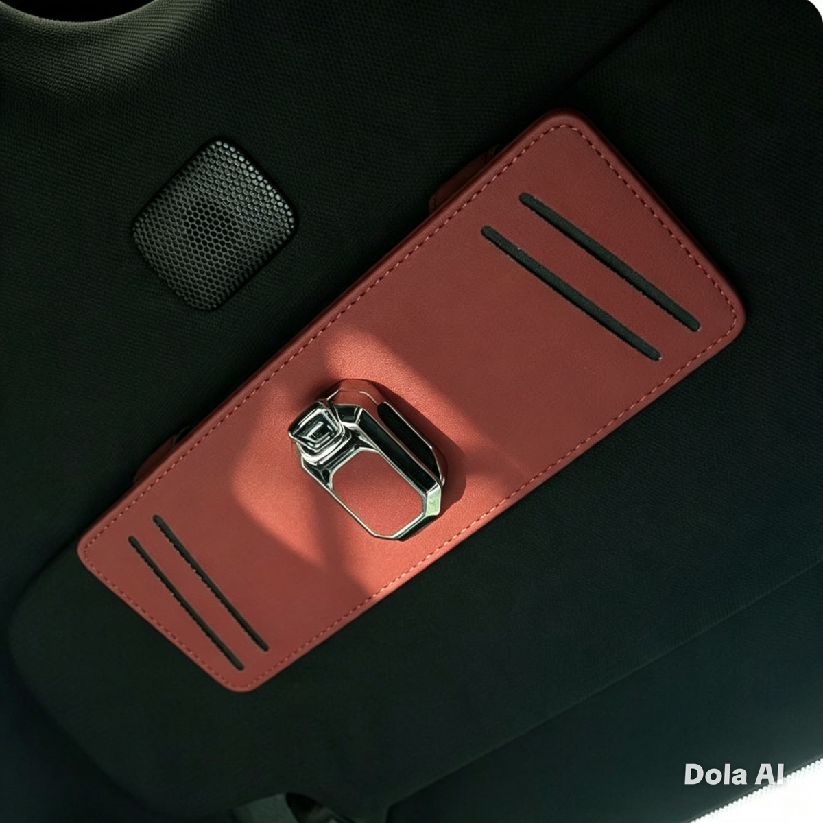 MV08448 Leather Visor Organizer