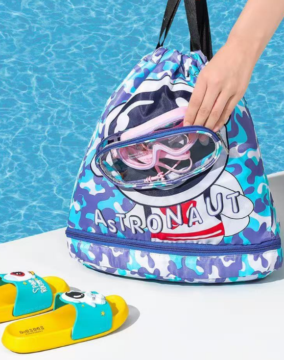 MB08025 Astronaut & Mermaid Waterproof Backpack