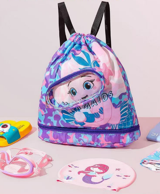 MB08025 Astronaut & Mermaid Waterproof Backpack