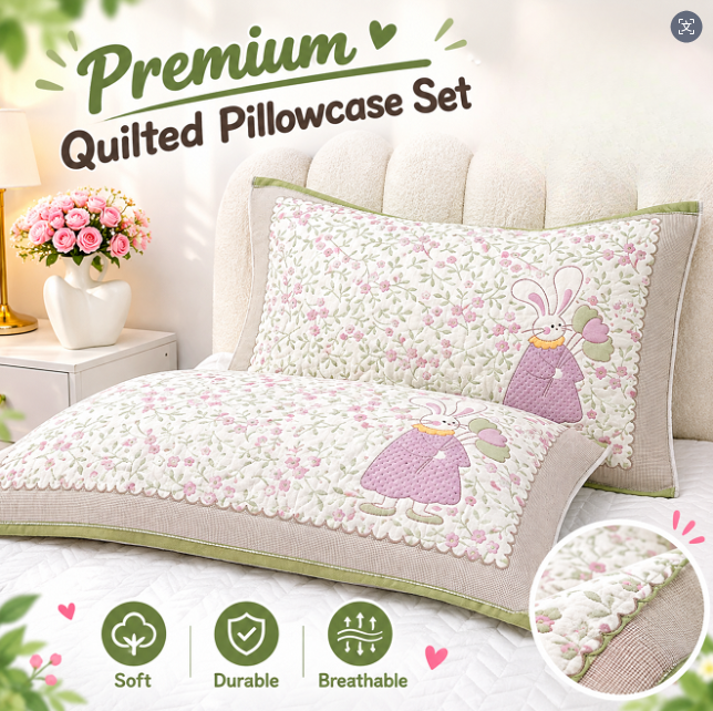 MH08464 Premium Quilted Pillowcase Set (2Pcs)