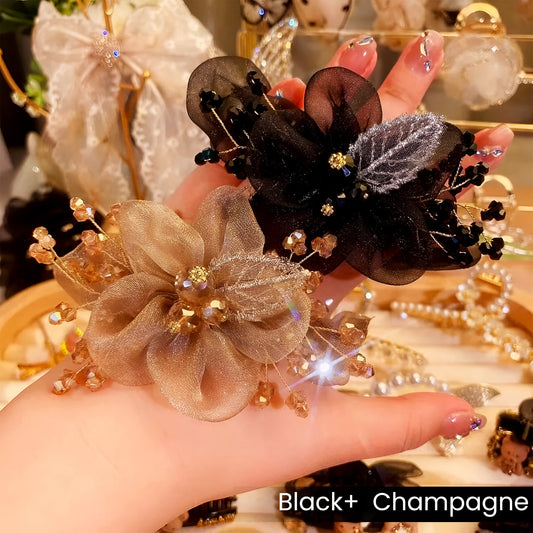 MJ06655 Flower Headband Hair Tie