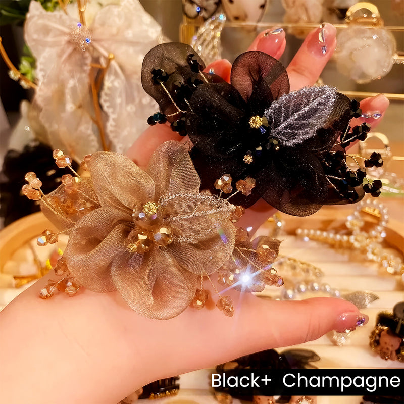 MJ06655 Flower Headband Hair Tie